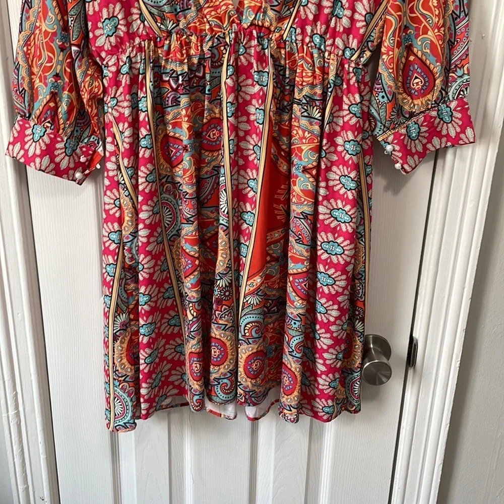 NWOT floral dress/cover up - Picture 3 of 5